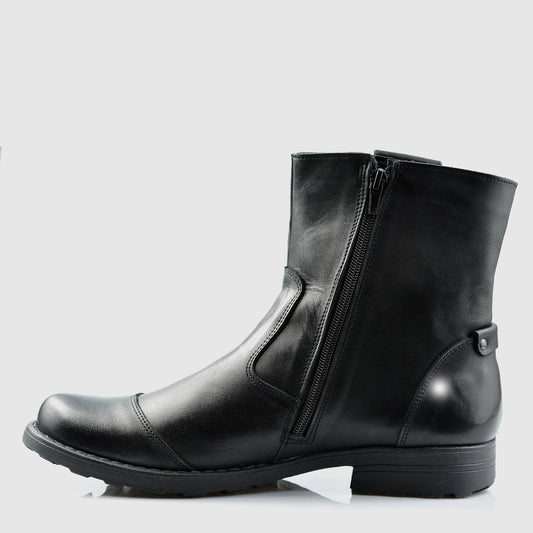 Handmade Black Leather Men’s Chelsea Boots – Casual | KarolShoes