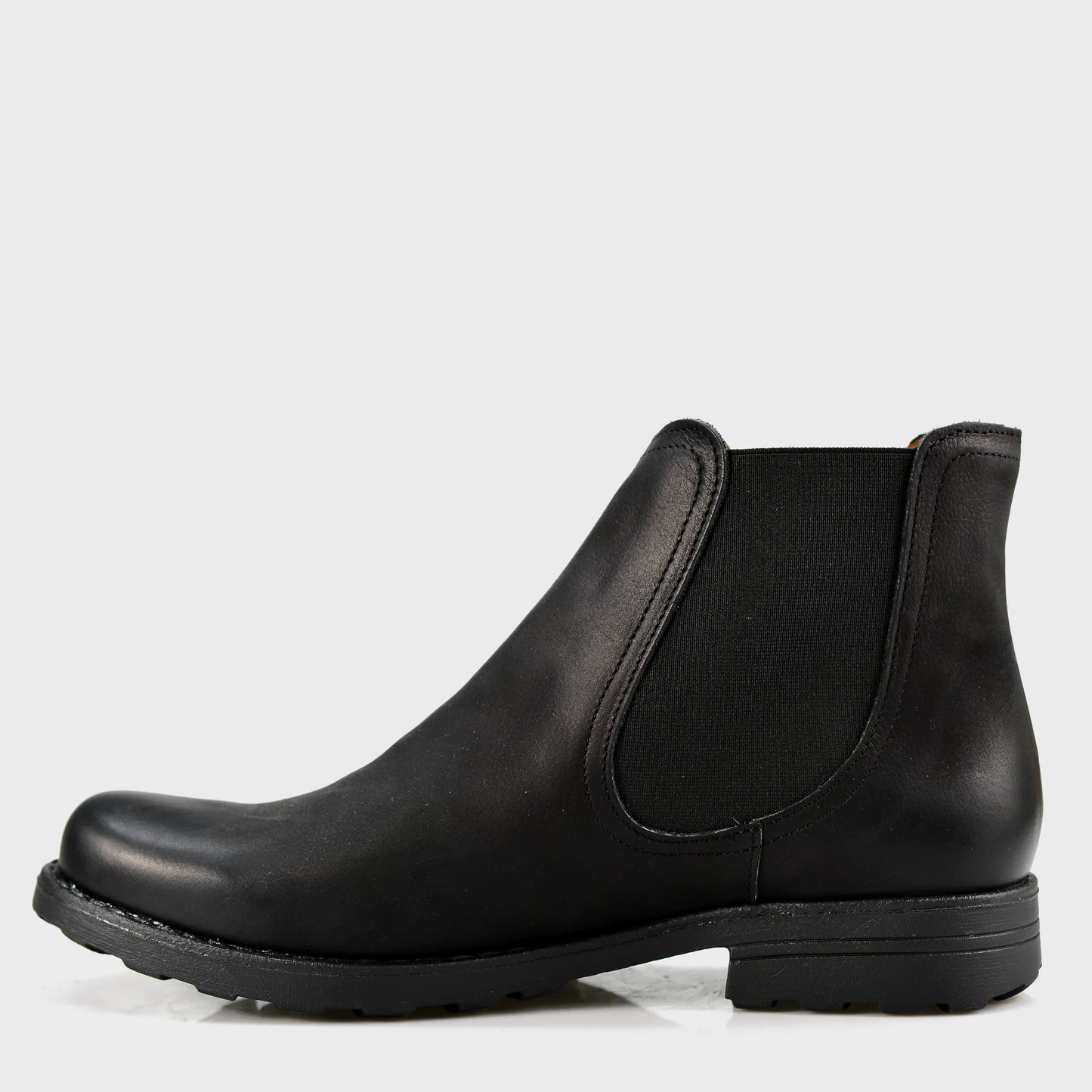 Pánské kožené boty York – ručně šité černé kotníkové boty | KarolShoes