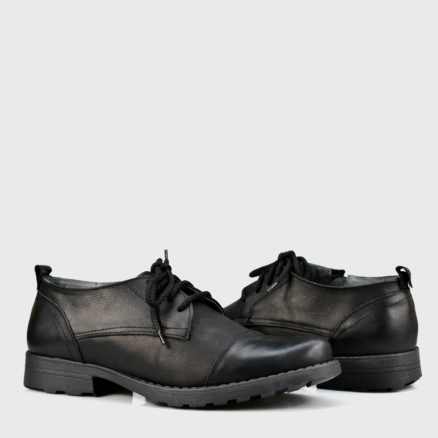 Pánské kožené derby polobotky Paul – ručně šité | KarolShoes