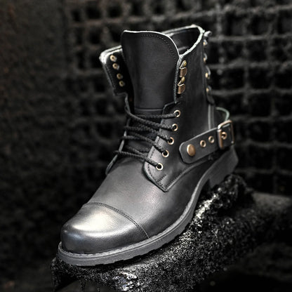 Sztyblety męskie skórzane czarne – Fabian | Jordan Handmade Shoes – zdjęcie 10