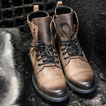 Sztyblety męskie skórzane brązowe – Elegant | Jordan Handmade Shoes – zdjęcie 11