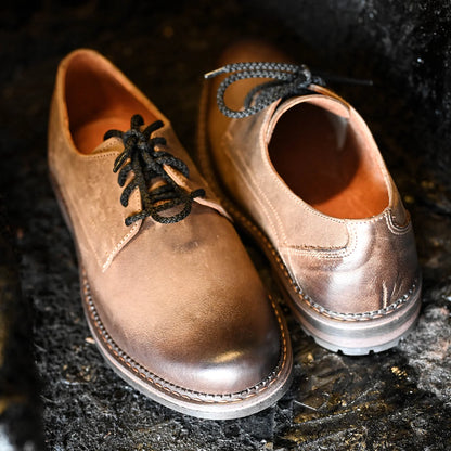 Brązowe skórzane półbuty męskie – Aldo | Jordan Handmade Shoes – zdjęcie 12