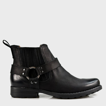 Kowbojki męskie skórzane czarne – Aston | Jordan Handmade Shoes – zdjęcie 1