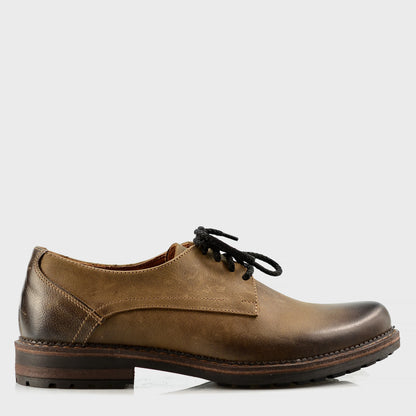 Brązowe skórzane półbuty męskie – Aldo | Jordan Handmade Shoes – zdjęcie 1