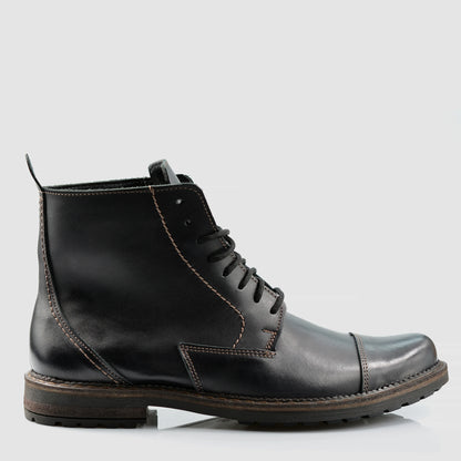 Sztyblety męskie skórzane czarne – Classic | Jordan Handmade Shoes – zdjęcie 1