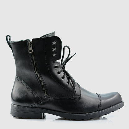 Sztyblety męskie skórzane czarne – Elegant | Jordan Handmade Shoes – zdjęcie 1