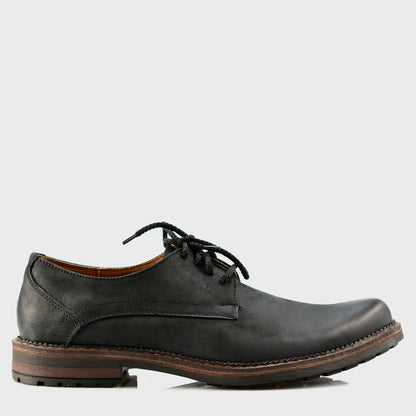Czarne skórzane półbuty męskie – Aldo | Jordan Handmade Shoes – zdjęcie 1