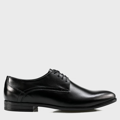 Czarne skórzane półbuty męskie – Milano | Jordan Handmade Shoes – zdjęcie 1