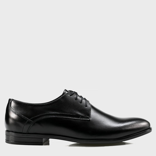 Czarne skórzane półbuty męskie – Milano | Jordan Handmade Shoes – zdjęcie 1