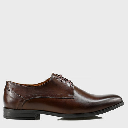 Brązowe skórzane półbuty męskie – Milano | Jordan Handmade Shoes – zdjęcie 1