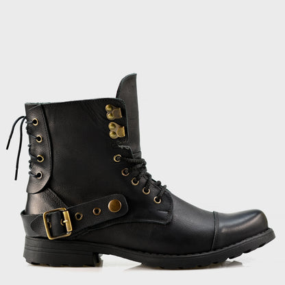 Sztyblety męskie skórzane czarne – Fabian | Jordan Handmade Shoes – zdjęcie 1