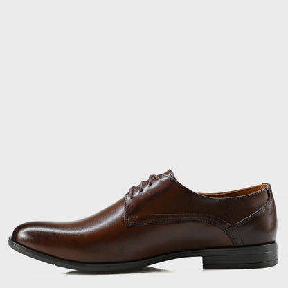 Brązowe skórzane półbuty męskie – Milano | Jordan Handmade Shoes – zdjęcie 2