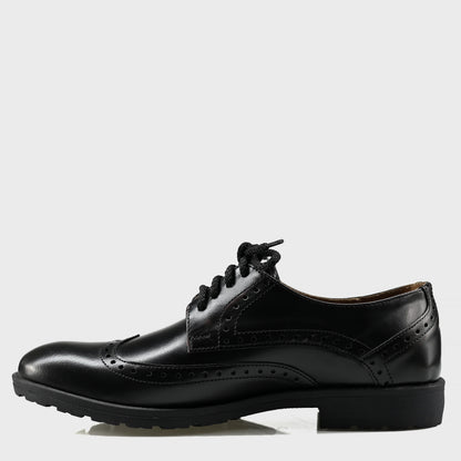 Czarne skórzane brogsy męskie – Oxford Ridge | Jordan Handmade Shoes – zdjęcie 2
