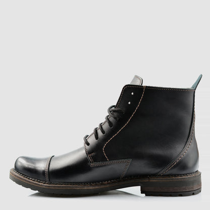 Sztyblety męskie skórzane czarne – Classic | Jordan Handmade Shoes – zdjęcie 2