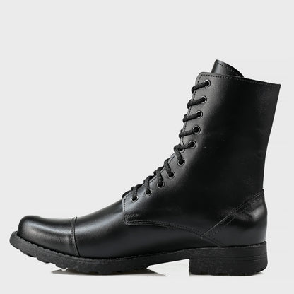 Skórzane męskie wysokie czarne sztyblety – Corvo | Jordan Handmade Shoes – zdjęcie 2