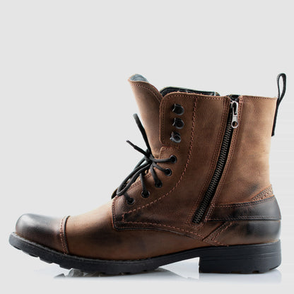 Sztyblety męskie skórzane brązowe – Alex | Jordan Handmade Shoes – zdjęcie 2