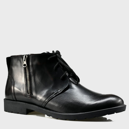 Sztyblety męskie skórzane czarne – Raven | Jordan Handmade Shoes – zdjęcie 3