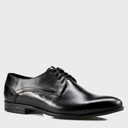 Czarne skórzane półbuty męskie – Milano | Jordan Handmade Shoes – zdjęcie 3