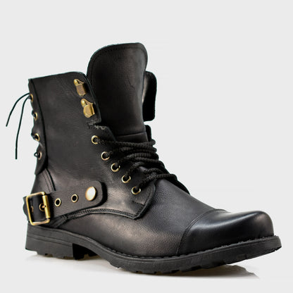 Sztyblety męskie skórzane czarne – Fabian | Jordan Handmade Shoes – zdjęcie 3
