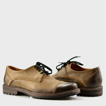 Brązowe skórzane półbuty męskie – Mauro | Jordan Handmade Shoes – zdjęcie 4