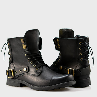 Sztyblety męskie skórzane czarne – Fabian | Jordan Handmade Shoes – zdjęcie 4