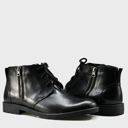 Sztyblety męskie skórzane czarne – Raven | Jordan Handmade Shoes – zdjęcie 4