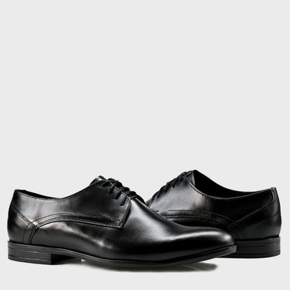 Czarne skórzane półbuty męskie – Milano | Jordan Handmade Shoes – zdjęcie 4