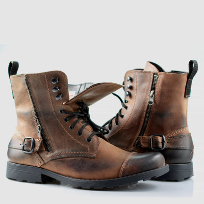 Sztyblety męskie skórzane brązowe – Alex | Jordan Handmade Shoes – zdjęcie 4