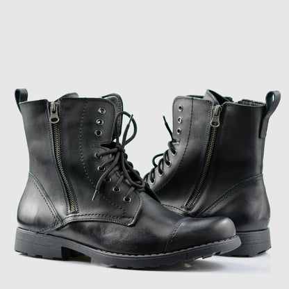 Sztyblety męskie skórzane czarne – Elegant | Jordan Handmade Shoes – zdjęcie 4