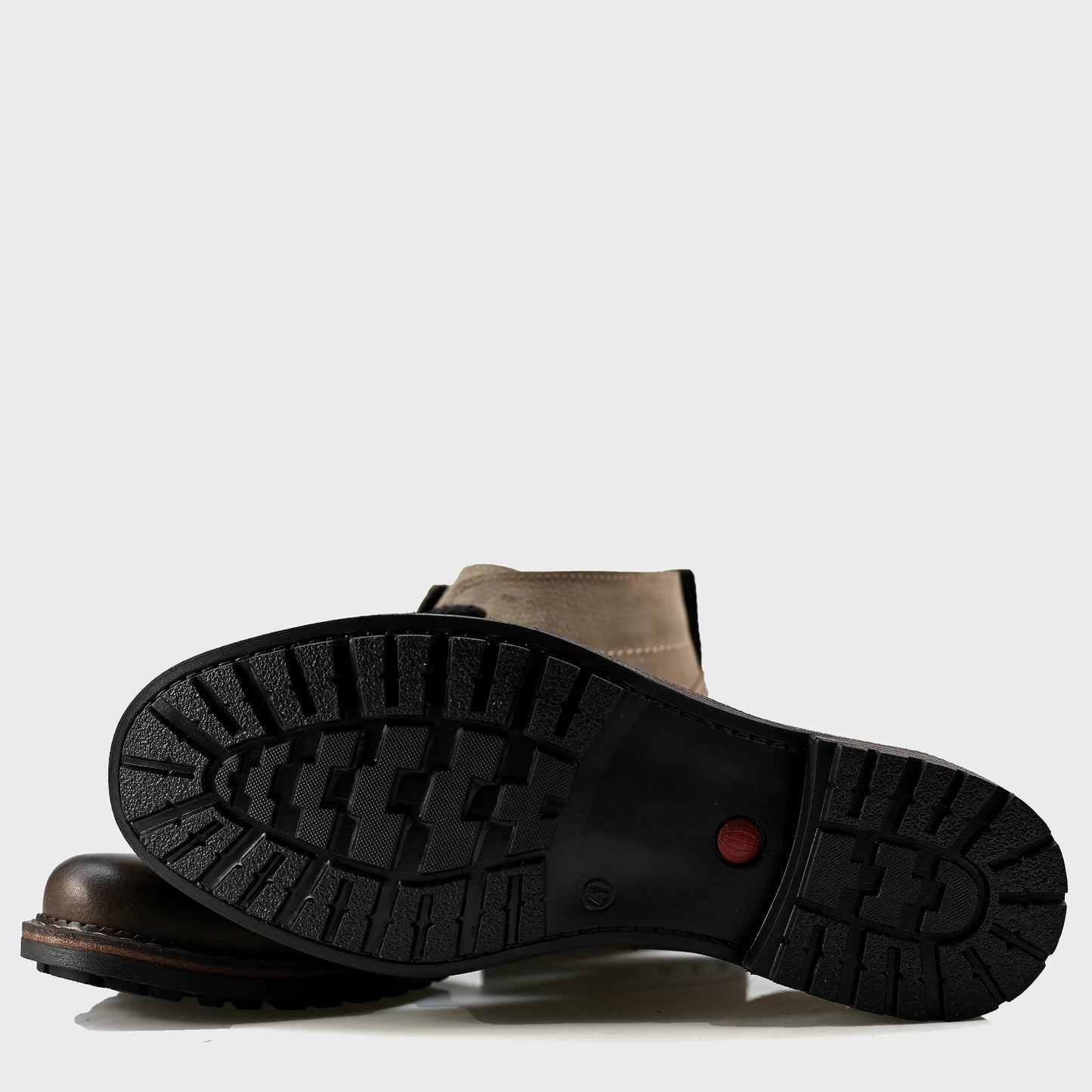 Handmade Brown Leather Men’s Combat Boots – Hawk | KarolShoes