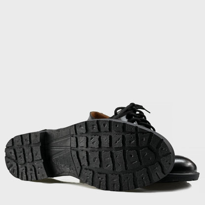 Czarne skórzane brogsy męskie – Oxford Ridge | Jordan Handmade Shoes – zdjęcie 5