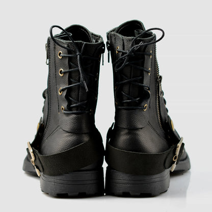 Sztyblety męskie skórzane czarne – Maron | Jordan Handmade Shoes – zdjęcie 5