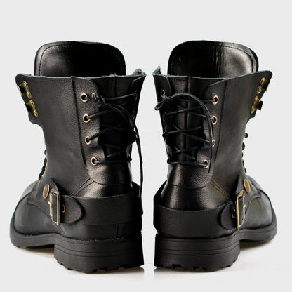 Sztyblety męskie skórzane czarne – Fabian | Jordan Handmade Shoes – zdjęcie 5