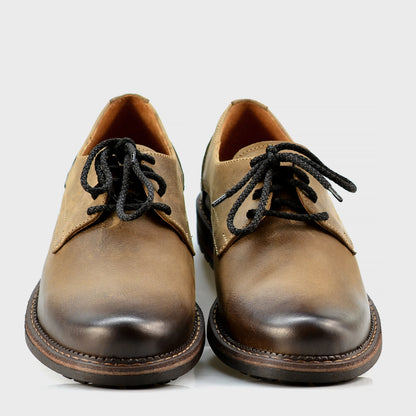 Brązowe skórzane półbuty męskie – Aldo | Jordan Handmade Shoes – zdjęcie 6