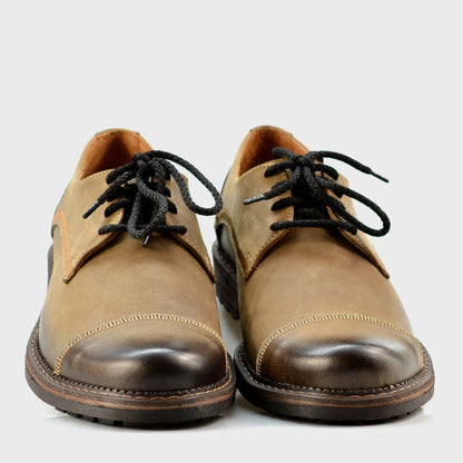 Brązowe skórzane półbuty męskie – Mauro | Jordan Handmade Shoes – zdjęcie 6