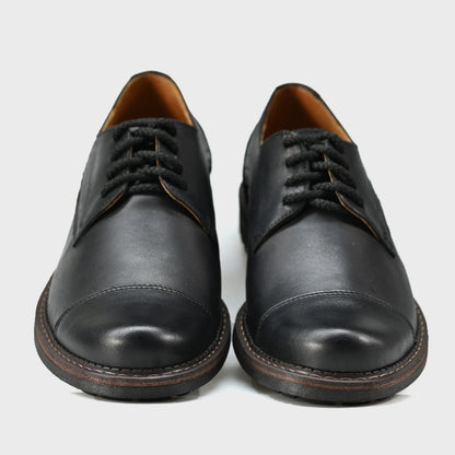 Czarne skórzane półbuty męskie – Dante | Jordan Handmade Shoes – zdjęcie 6