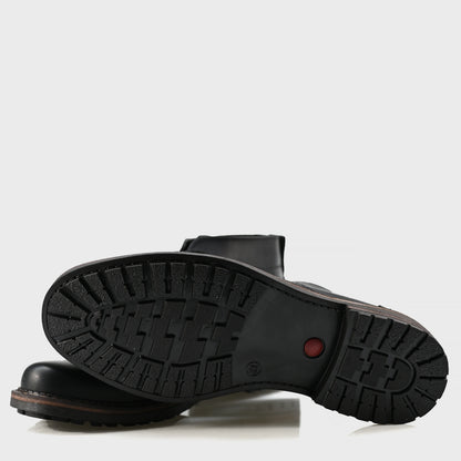 Sztyblety męskie skórzane czarne – Hawk | Jordan Handmade Shoes – zdjęcie 6