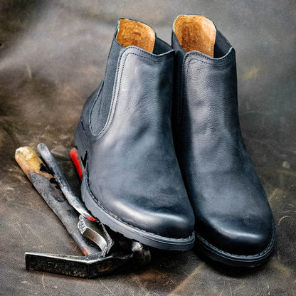 Sztyblety męskie skórzane czarne – York | Jordan Handmade Shoes – zdjęcie 7