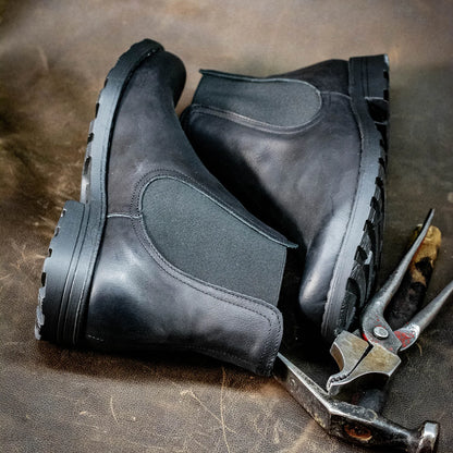 Sztyblety męskie skórzane czarne – York | Jordan Handmade Shoes – zdjęcie 9